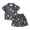 Black, variant on LUOGENLI Boys Hawaii Outfit 2Pcs Set Summer Beach Button down Shirt Top and Shorts for Kids Outfits for Boys Blue 4-5 Years