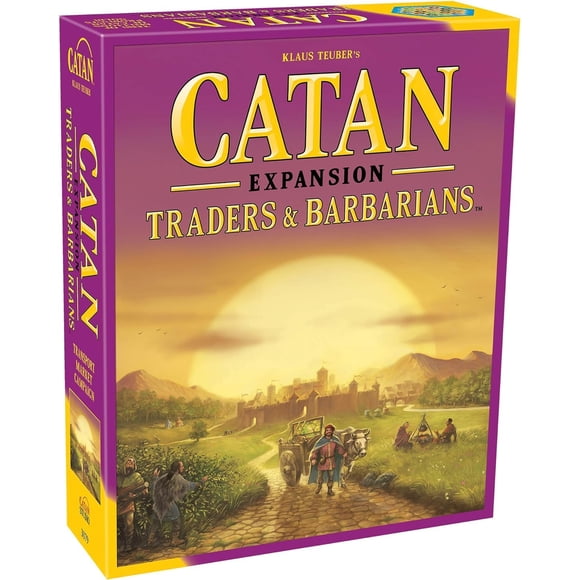 Catan Extension : Traders & Barbarians - un Jeu de Société par Klaus Teuber - 3 à 4 Joueurs - Jeux de Société pour la Famille - 90 Minutes de Jeu - Jeux pour Soirée Jeux en Famille - pour Enfants