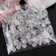 thumbnail image 2 of 200pcs Plastic Clear Earring Backs Backings (White), 2 of 3