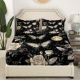 thumbnail image 3 of Erosebridal Chic Butterfly Bed Sheets Set Queen Size, Vintage Rose Flower Bedroom Set, 4pcs, 3 of 7