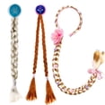 thumbnail image 1 of HAWEE Princess Elsa/Anna/Repunzel Perruque Tresse Costume Cosplay Accessoires pour Enfants Filles, 1 of 1