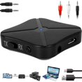 thumbnail image 2 of HIFI Bluetooth Wireless Audio 4.2 Transmitter Receiver Wireless Bluetooth Audio Adapter 3.5mm AUX RCA Stereo Output for TV MP3 PC CD Player Tablets and Car Stereo, 2 of 10
