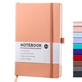 thumbnail image 4 of Lined Journal Notebook, 192 Pages, A5 Medium Size, 5.7"x 8.5", Journaling, Writing,Leather Hardcover Journal Notebooks Writing Note Journal Notebook for Women Teacher Supplies Bulk, Green, 4 of 8