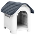 thumbnail image 1 of vidaXL Dog House Grey 59x75x66 cm Polypropylene, 1 of 6