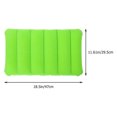 thumbnail image 4 of WHAMVOX Office Nap Pillow Inflatable Sleeping Pillow Green 1Pack 18.5X11.4X0.04In, 4 of 8