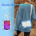 thumbnail image 4 of navor Rugged Cover Compatible with iPad Mini 6 (2021), Rotatable Kickstand Shoulder & Hand Strap Shockproof Heavy Duty Protective Case, 4 of 9