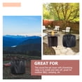 thumbnail image 4 of 1Set Round Fire Pit Cover Outdoor Fireplace Protector Dust-proof Patio Fire Pit Cover, 4 of 9