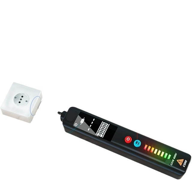 Détecteur de Tension Sans Contact Testeur Indicateur Multimètre Numérique Intelligent Stylo de Test Électrique