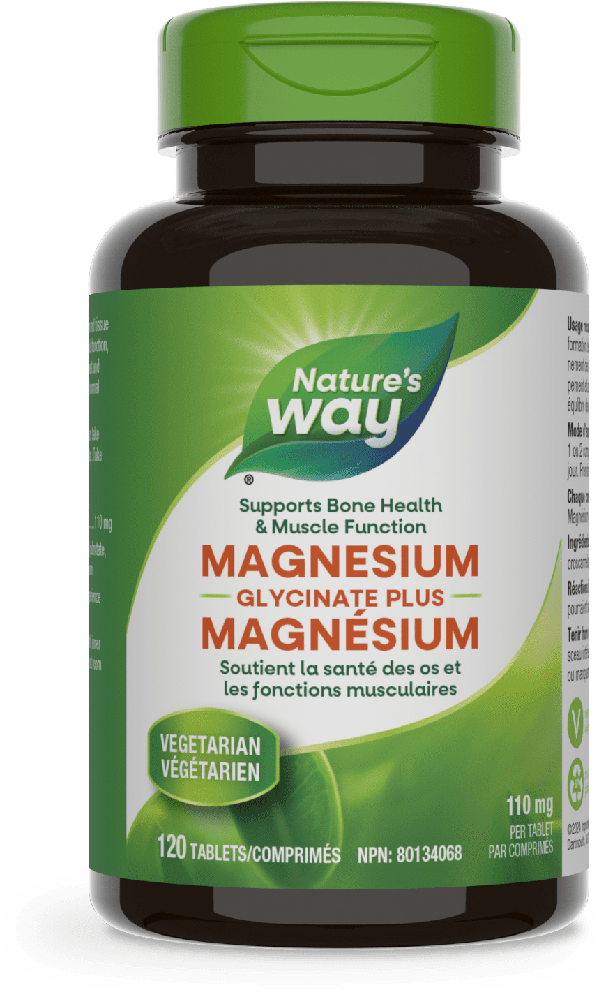 Nature's Way Magnesium Glycinate Plus 120 tabs