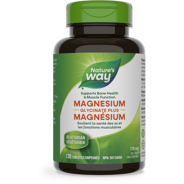 Nature's Way Magnesium Glycinate Plus 120 tabs