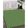 thumbnail image 3 of Ahgly Company Machine Washable Indoor Rectangle Transitional Green Area Rugs, 7' x 9', 3 of 7