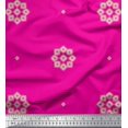 thumbnail image 1 of Soimoi Moss Georgette Fabric Artistic Floral Print Sewing Fabric Yard 42 Inch Wide, 1 of 3