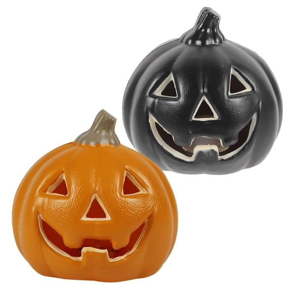 CIMAXIC Party 2pcs Halloween Pumpkin Table Lamp Pumpkin Light Halloween Party Decorative Lamp,4.72"X4.72"X4.72"