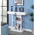 thumbnail image 2 of Convenience Concepts Newport Table Console Harri, Fini Bois Blanc, 2 of 5