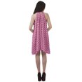 thumbnail image 4 of Moomaya Robes à Col Licou Imprimées pour Femmes, Tunique Sans Manches à Col Montant, Vêtements pour Femmes, 4 of 4