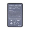 thumbnail image 3 of Fyydes Camera Battery Charger , Portable Battery Charger for LP-E17,LP-E17 Battery Charger Single Slot USB Charging with LCD Screen for Canon EOS M3 M5 M6 760D, 3 of 7