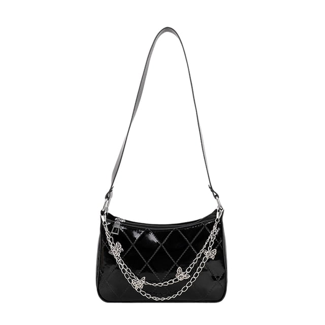 Xingzhi Shoulder Bag For Women Wide Application Sturdy And Durable Fashionable And Versatile Small Handbag black 1Set