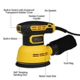 thumbnail image 2 of Sanding machine,Variable Speed Sander 5-inch Orbital Sander Sandpapers 12000rpm 6 Include Sander With 15pcs 6 Variable Speed Orbital Sander With 12000rpm 6 Variable With 15pcs Sandpapers Wotao, 2 of 6