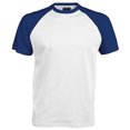 thumbnail image 1 of Kariban T-Shirt de Baseball à Manches Courtes pour Hommes, 1 of 2