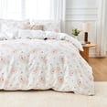 thumbnail image 1 of Hitime Queen Duvet Cover Set, Soft & Breathable Microfiber 3 Pieces Queen Bedding Sets, Pattern Queen Comfy Duvet Cover Set, with Zipper Closure (Queen), 1 of 8