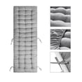 thumbnail image 1 of ESTINK Comfortable Patio Chaise Lounge Cushions, Indoor & Outdoor Use(Only Cushion), 1 of 7