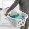 thumbnail image 3 of Sterilite 70L Hip Hold Laundry Basket- white, 3 of 4