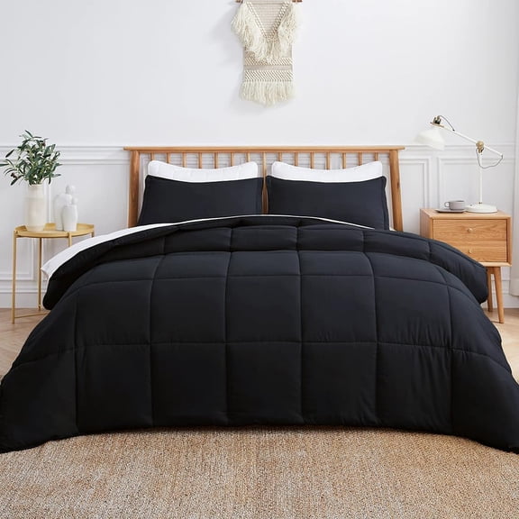 Couette Insert de Duvet - Couette Alternative au Duvet Matelassée avec Pattes d'Angle pour Toutes les Saisons - Microfibre Brossée Légère et Respirante, Lavable à la Machine ( \uDx\uD