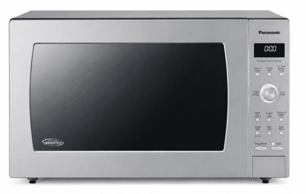 Open Box – Panasonic NN-SD975S 2.2 Cu. Ft. Cyclonic Wave Inverter Countertop Microwave Oven, 1250W, Stainless Steel
