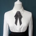 thumbnail image 2 of Élégant Nœud Papillon Ajustable pour Femmes Filles Accessoire de Mode Stylé Formel Fête Mariage Couvre-Cou, 2 of 4