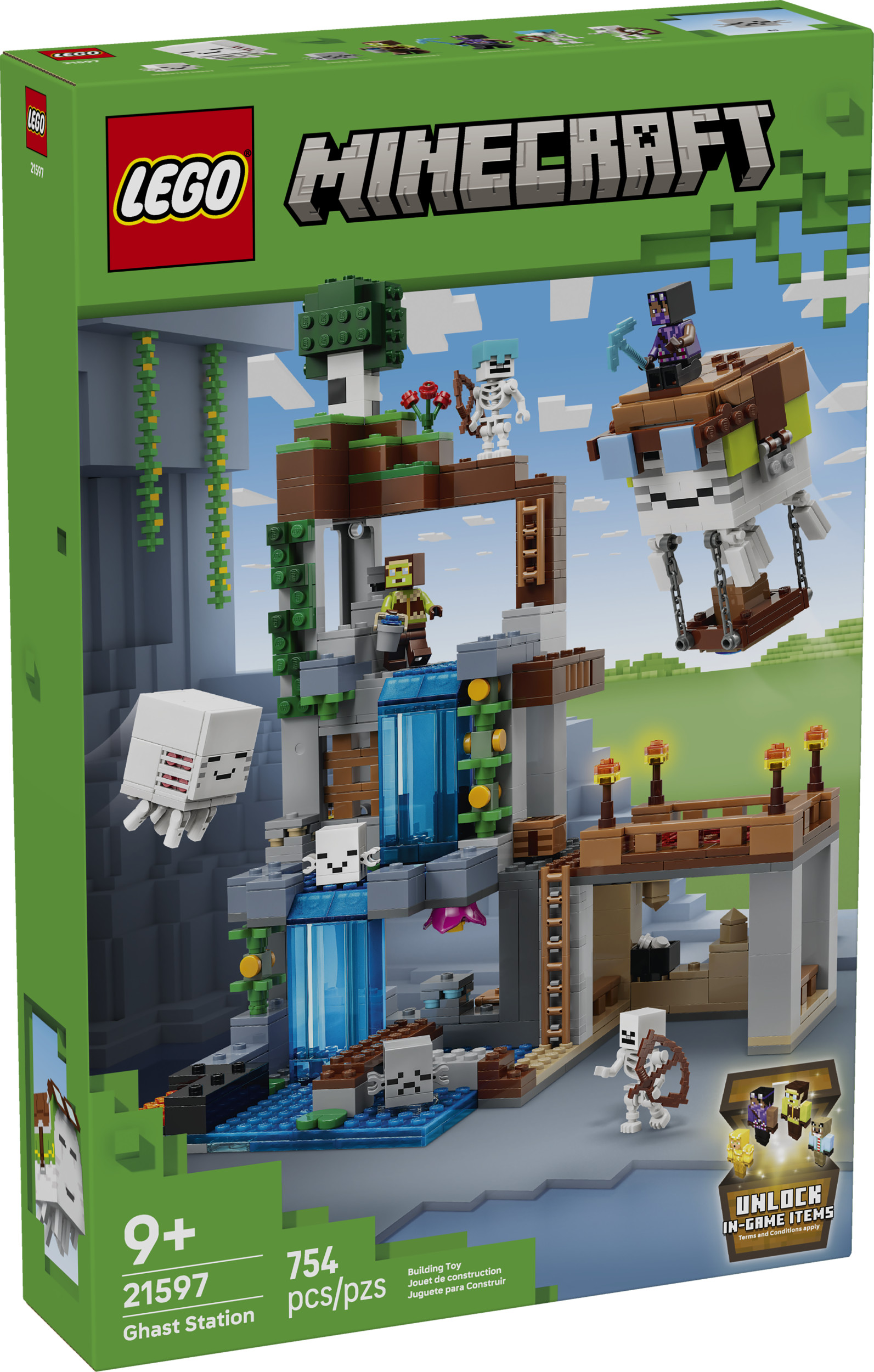 LEGO Minecraft La station des Ghasts, Jeu de rôle inspiré du jeu vidéo 21597