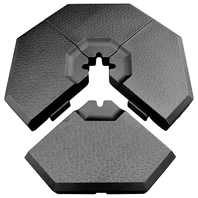 Patiojoy Base de Poids Octogonale Déporté pour Parasol, Ensemble de Plaques de Base