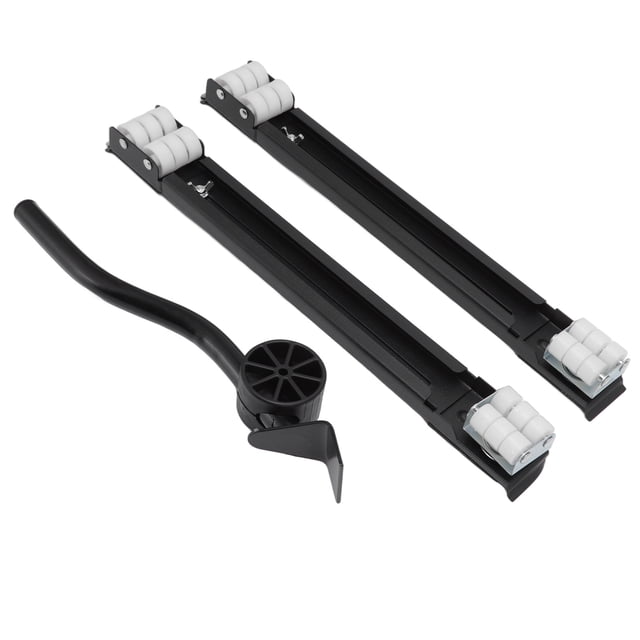 Rouleau pour Réfrigérateur, Rouleau d'Appareil Multifonction Silencieux et Stable, Gain de Travail, Antichoc pour Objets Lourds, Noir