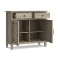 thumbnail image 4 of Connaught Armoire de Rangement d'Entrée Traditionnelle en Bois de 40 Pouces de Large, Gris Vieilli, 4 of 8