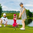 thumbnail image 4 of Ultimate 30 Inch Junior Mallet Putter for Kids with Stainless Steel Shaft and Headcover Blue, 4 of 10