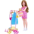 thumbnail image 4 of Barbie's Clothes and Accessories Hanger Playset HPL78, 4 of 6