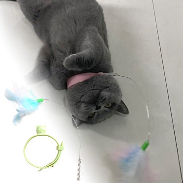 Hearth & Gear Pet Collar Cat Teaser Multifunctional Cat Toy Cat Self Entertainment Collar Feather Cat Teaser Dog for Small Dogs Slow Eating Dog Bowl Large Breed Advanced Dog Birthday for Dogs Cat