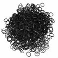 thumbnail image 4 of QualitChoice 1000pcs/Box Of High Quality Tape Strong Rubber Band Girl Ponytail Fixer Office Student Stationery black 2.5cm 5Set, 4 of 6