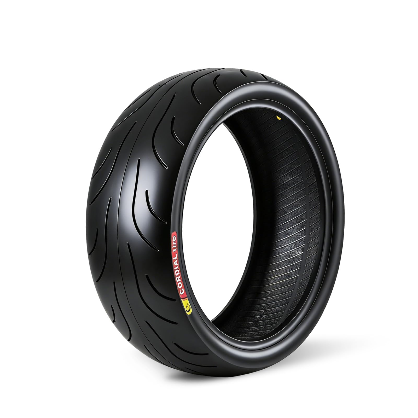 Garvee Rear Motorcycle Tire 180/55-17, Tubeless 4PR 73S, Street Tire, Black Wall, High Performance for Sport Touring, Enhanced Grip, Long Wear, Fits 17" Rims
