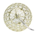 thumbnail image 2 of Elegant Designs Elipse 10 Inch Crystal Ball Sequin Table Lamp, 2 of 8