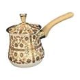 thumbnail image 2 of simhoa Arabic Coffee Pot with Pouring Spout Heat Resistant Handle Multifunctional Maple 550ml, 2 of 8