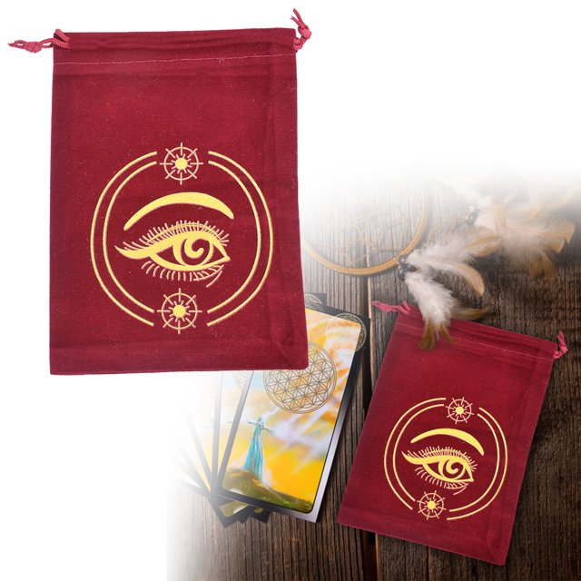 Modern Tarot Card Storage Pouch for Divination Accessories and Small Items Universal Home Textile Storage