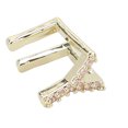 thumbnail image 1 of Hip Hop Tooth Brace,  Teeth Decoration, Durable Brass Electroplated, Birthday Gift for Hip Hop Fans, 1 of 8