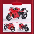 thumbnail image 2 of Ducati supper S 1:18 Moto Modèle Jouet Moto avec Base, 2 of 2