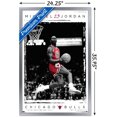 thumbnail image 2 of Michael Jordan - Dunk Wall Poster, 14.725" x 22.375" Framed, 2 of 4