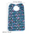 thumbnail image 2 of EeaseCA Machine Washable Double Layer Adult Waterproof Bib Mealtime Clothing Protector 45x75cm, 2 of 7