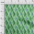 thumbnail image 2 of oneOone Cotton Flex Light Green Fabric Ikat Sewing Craft Projects Fabric Prints By Yard 40 Inch Wide, 2 of 4