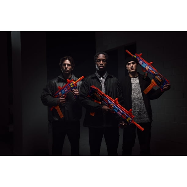 XSHOT SKINS Pro Series 1 Pac-Man Long Shot Blaster by ZURU with 40