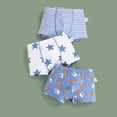 thumbnail image 2 of MIASHUI Boys Comfortable Underwear Cute Cartoon Print Boxer Briefs Underpants 3 Pack,3-4 Years, 2 of 7