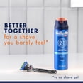 thumbnail image 4 of Gillette FusionPro Sensitive Cooling Shaving Gel for Men, 2-in-1 Shave Gel for Men’s Grooming Protects and Hydrates, With Eucalyptus and Aloe Vera, 4 of 14