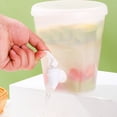 thumbnail image 4 of Hearth & Gear Cold Water Bucket With Faucet For Refrigerator Fruit Tea Pot Summer Household Fruit Bottle Water Bottle Cold Juice Ice Water Bottle Container for Flour Glass Storage Containers Meal Prep, 4 of 6